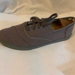 TOMS Mens Original Tennis Shoe Gray Size M11.5.